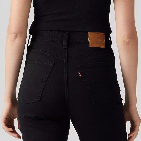 Size 27 Black - Levi's Ribcage Straight Ankle Women's Jeans - Picture 3 of 7